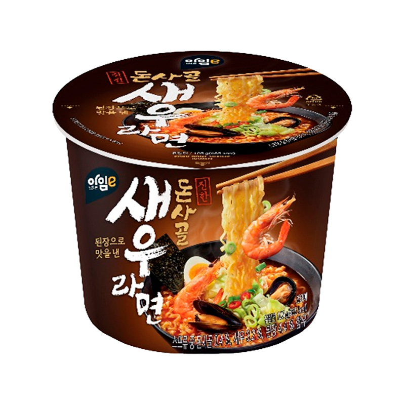 EMART24 I'm e Rich Pork Bone Shrimp Ramen Big Cup (E) 105g x 16