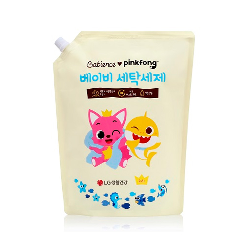 LG Babience Pinkfong Washing Detergent 2.2L x 3