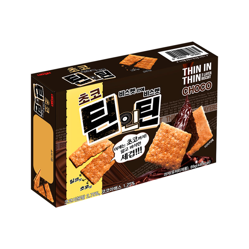 LIKESKY Choco Thin In Thin 3Layer Biscuit 89g x 15