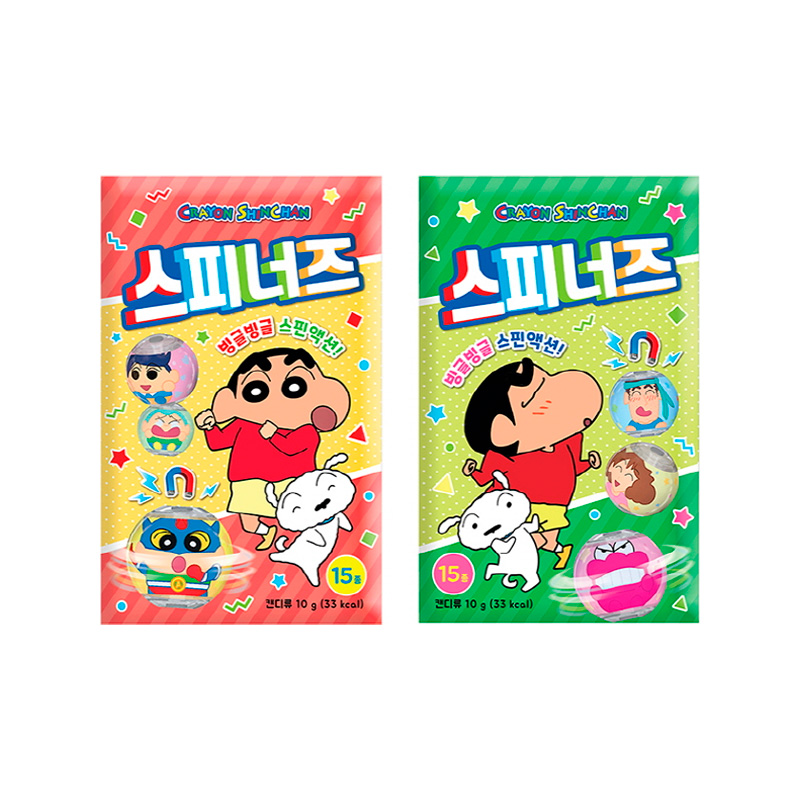 MEASTY Crayon Shin Chan Spinners Candy 10g x 192