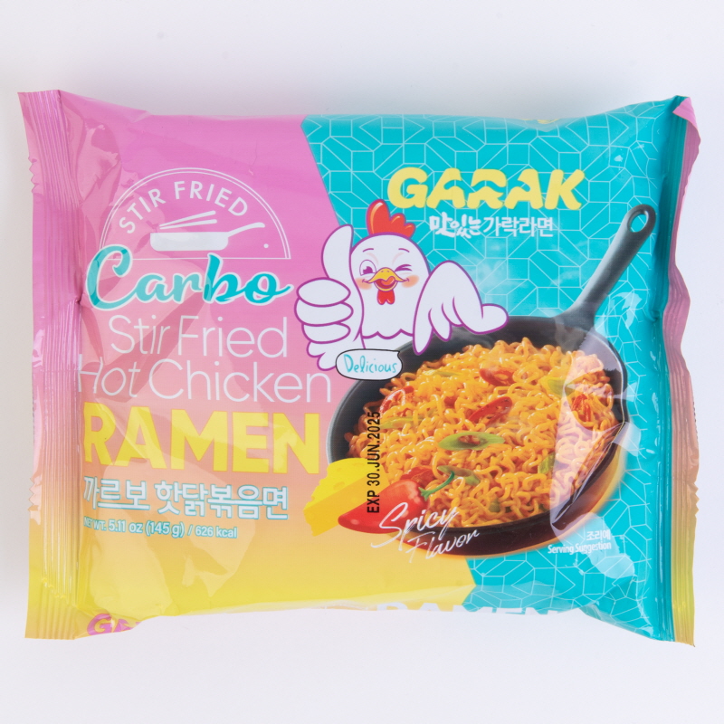 GARAK Carbo Hot Chicken Flavor Stir-fry Ramen 145g x 40