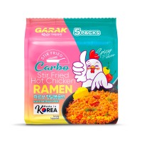 GARAK Carbo Hot Chicken Flavor Stir-fry Ramen 145g x 5p x 8