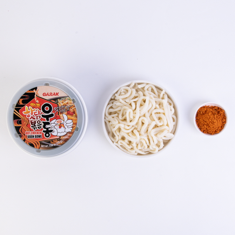 GARAK Hot Chicken Flavor Udon Bowl 215g x 12