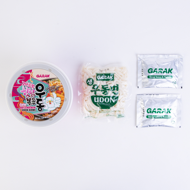 GARAK Carbo Hot Chicken Flavor Udon Bowl 230g x 12