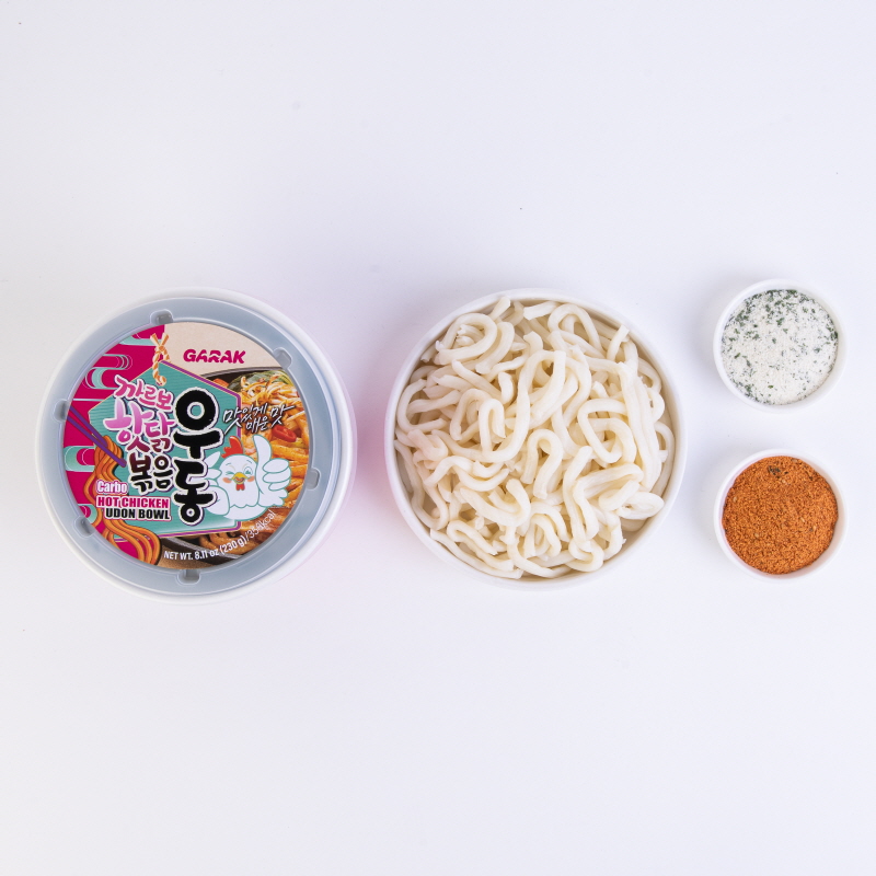 GARAK Carbo Hot Chicken Flavor Udon Bowl 230g x 12