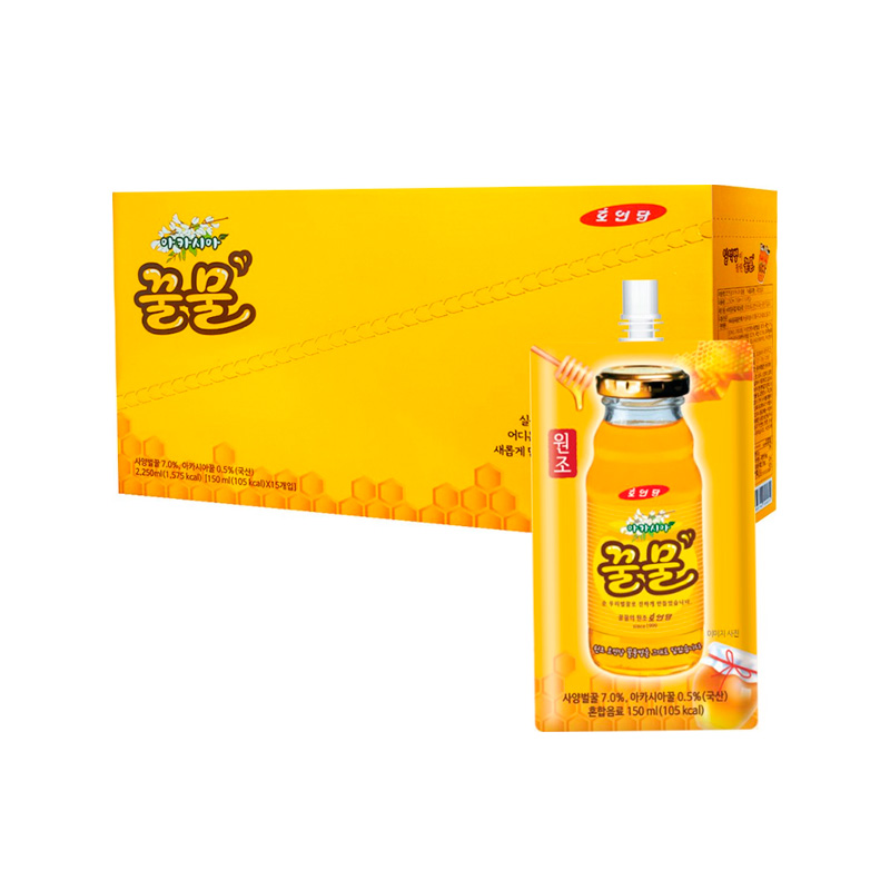 HOYEONDANG Acacia Honey Water Pouch 150ml x 60