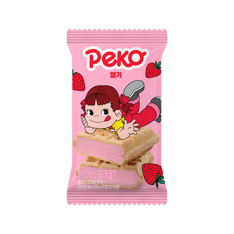 BR Peko Ice Monak Strawberry (F) 140ml x 24