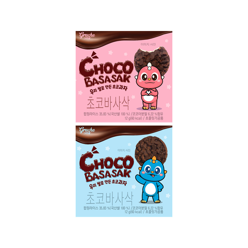 SAMKWANG FOOD Rice Choco Basasak Snack 12g x 72