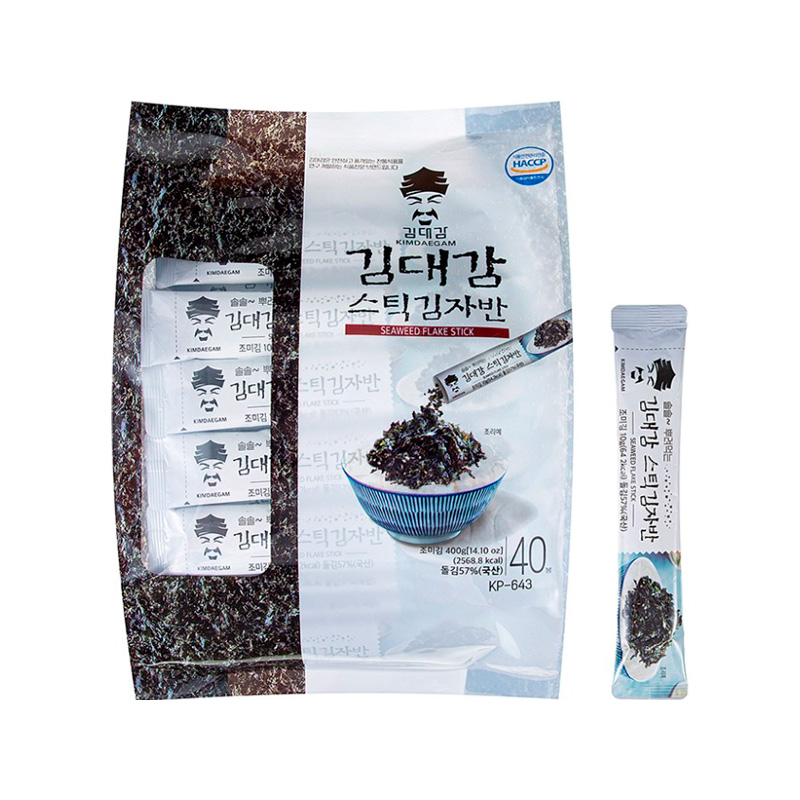 KIMDAEGAM Seaweed Flake Stick 10g x 40p x 6