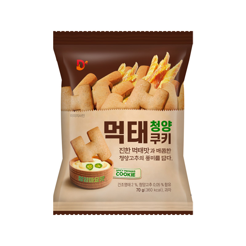 DELTORY Dried Pollack Cheongyang Cookie 70g x 12