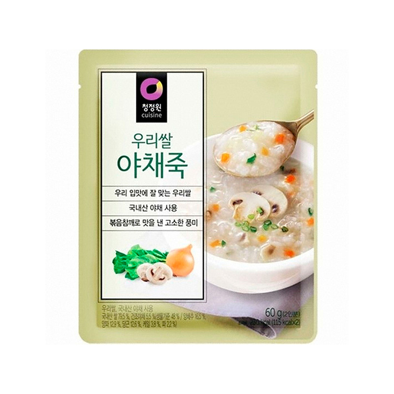 CHUNGJUNGWON Vegetable Rice Porridge 60g x 30