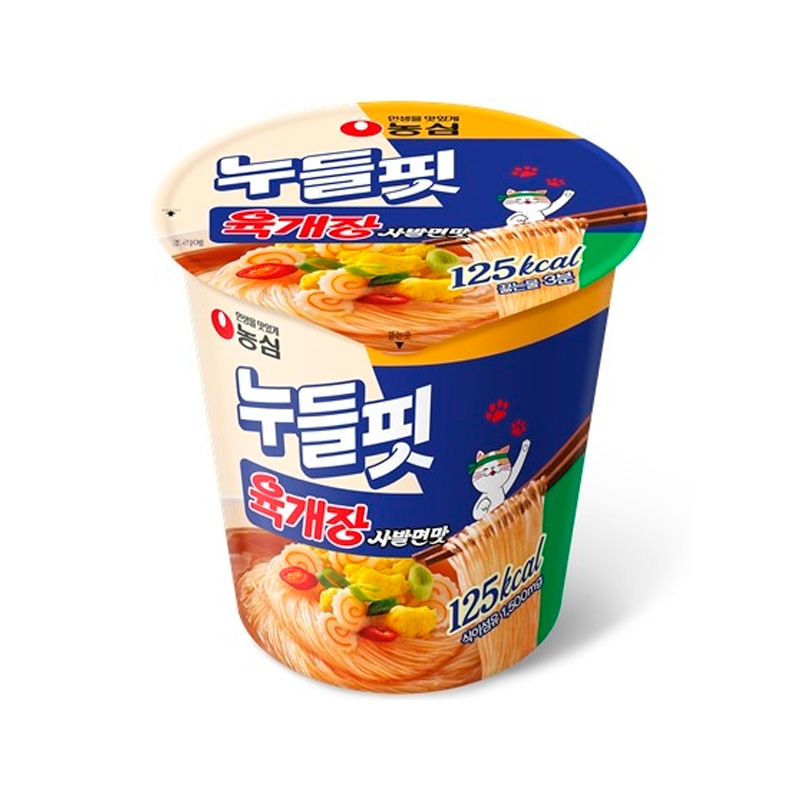 NONGSHIM Noodle Fit Yukejang Noodle Soup Flavor 35.5g x 8