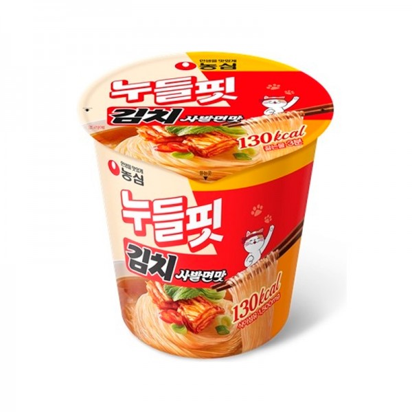 NONGSHIM Noodle Fit Kimchi Noodle Flavor 37.5g x 8 > Instant