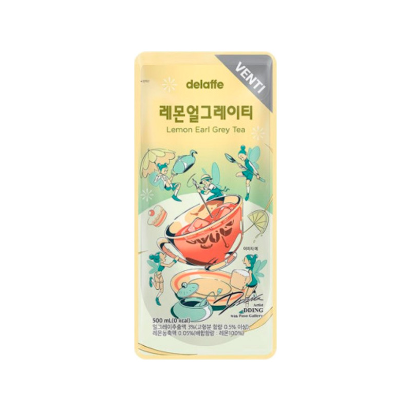 DELAFFE Lemon Earl Gray Tea 500ml x 30