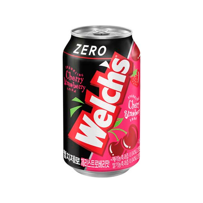 NONGSHIM Welch's Zero Cherry Strawberry 355ml x 24