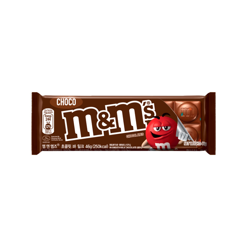 MARS M&M's Chocolate Bar Choco 46g x 144