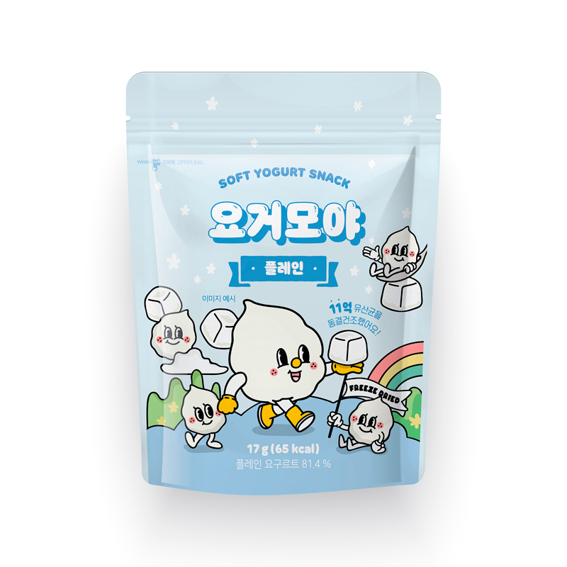 YOGUMOYA Soft Yogurt Snack Plain 17g x 100