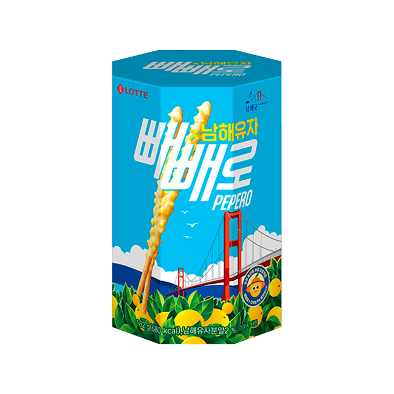 LOTTE Pepero Namhae Yuja 132g x 9