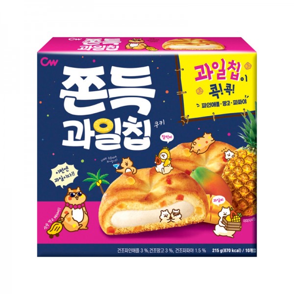 CW Chewy Chocochip Cookie Fruits 215g x 10 > Cookie / Pie