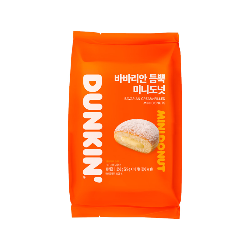 DUNKIN Bavarian Jam Filled Mini Donuts (F) 25g x 10p x 8