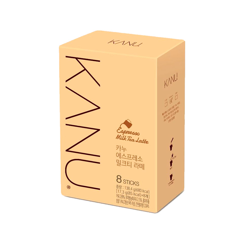 MAXIM Kanu Espresso Milk Tea Latte 17.3g x 8p x 12