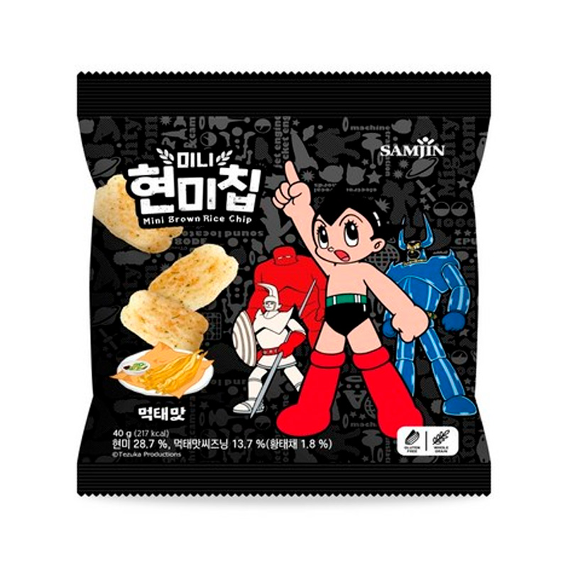 SAMJIN Mini Brown Rice Chip Dried Pollack 40g x 24