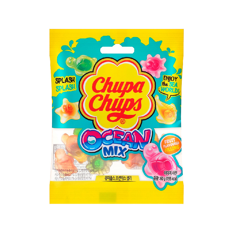 NONGSHIM Chupa Chups Ocean Mix Jelly 60g x 80