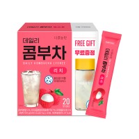 DANONGWON Daily KombuCha Lychee(Free gift) 5g x 20p x 12