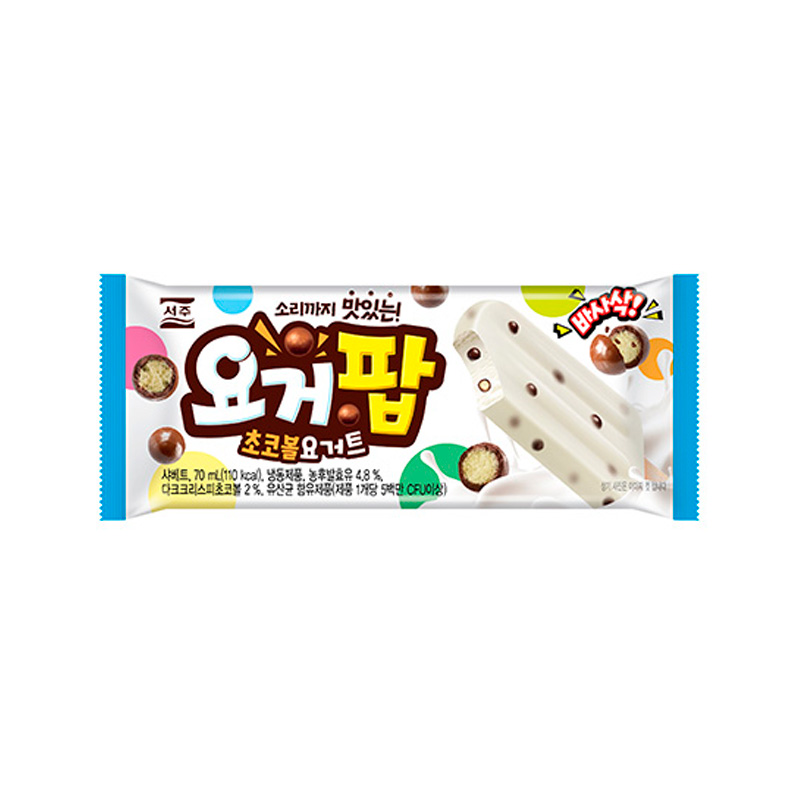 SEOJU Yogurt Pop Choco Ball Yogurt Bar (F) 70ml x 40