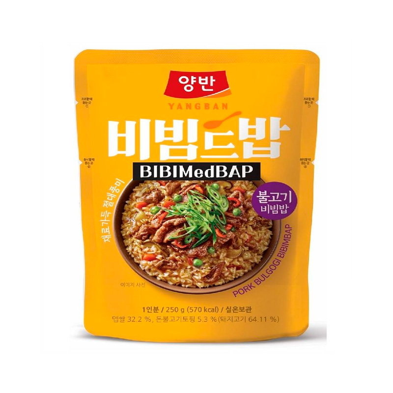 DONGWON Yangban Bibimedbap Pork Bulgogi Bibimbap 250g x 20