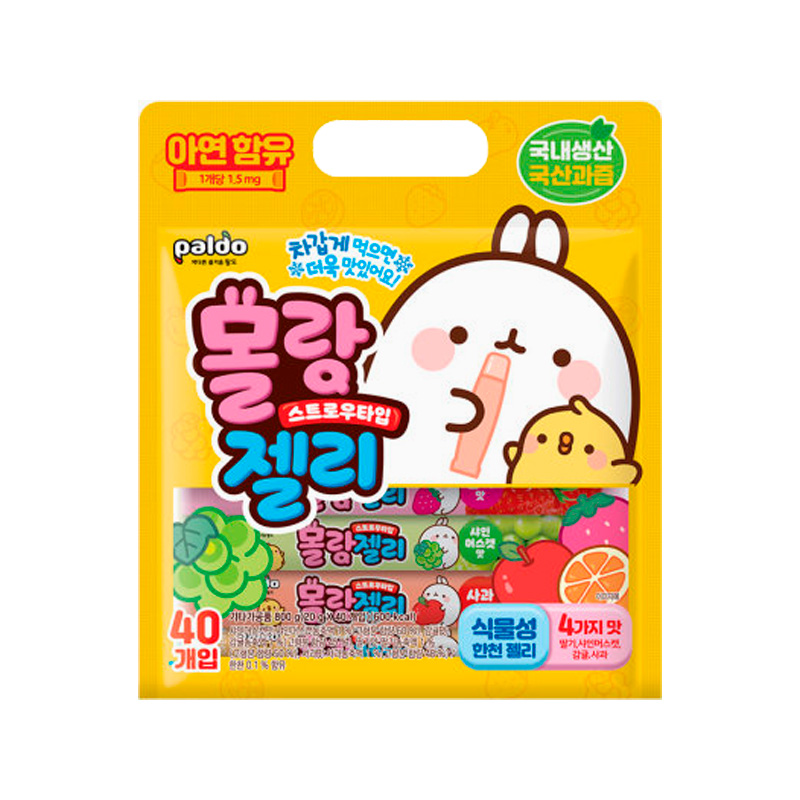 PALDO Molang Straw Type Jelly 20g x 40p x 6