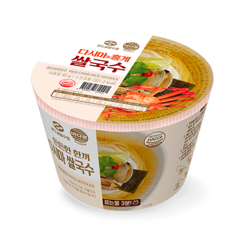 BADABON Kelp Crab Rice Noodle 93g x 24