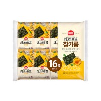 SAJO HAEPYO Savory Sesame Oil Laver 4g x 16p x 8