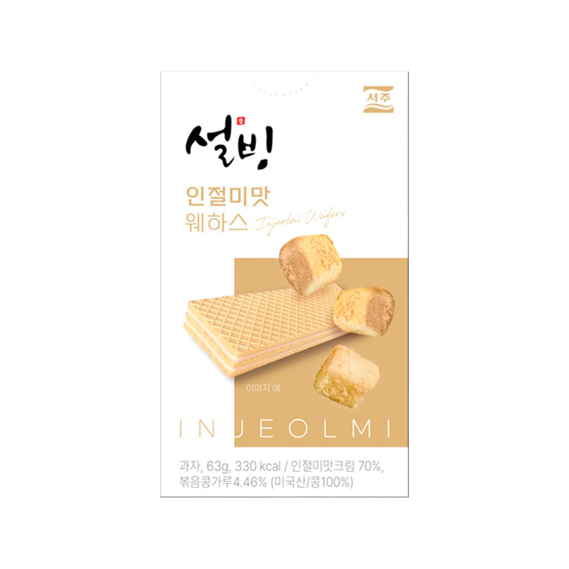 SEOJU Sulbing Injeolmi Wafer 63g x 32