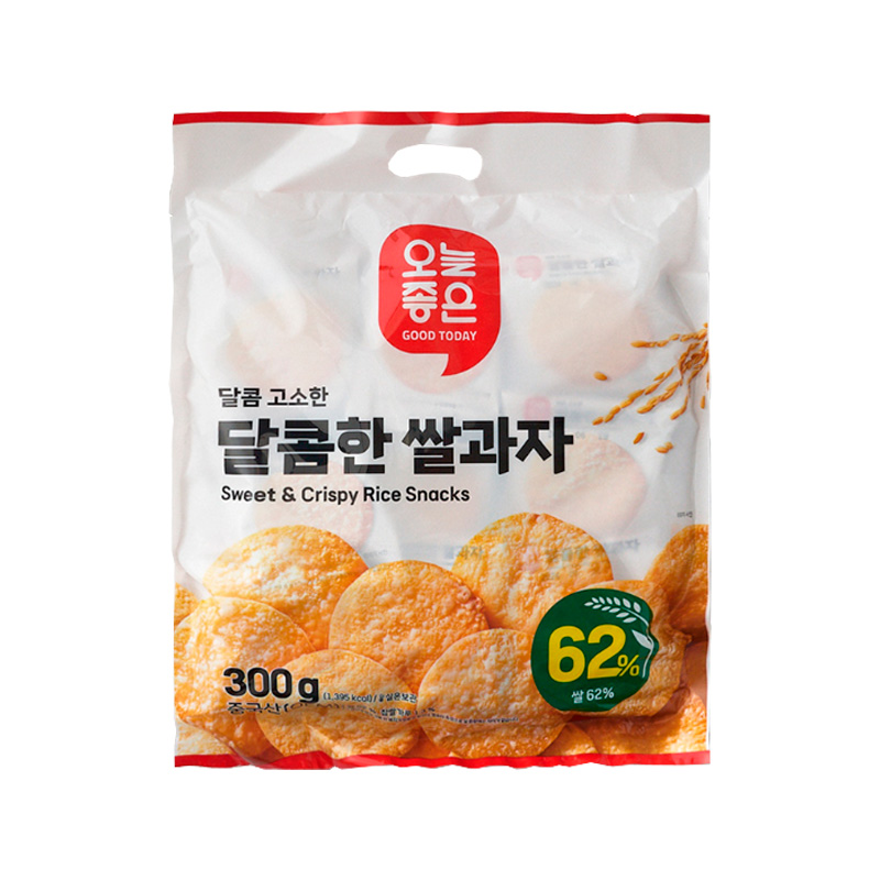 GOOD TODAY Sweet & Crispy Rice Snacks 300g x 10