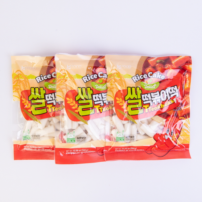 DELIEF Tteokbokki Rice Cake HALAL 300g x 50