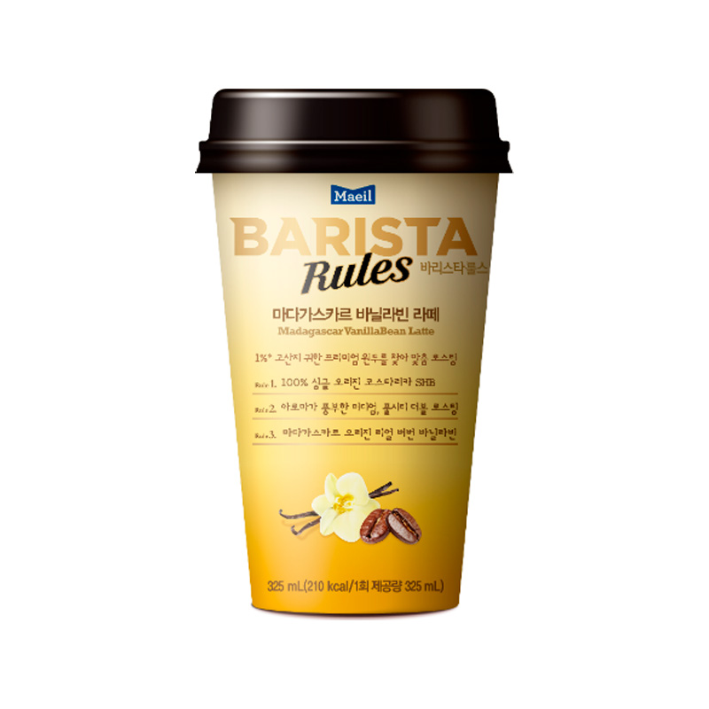 MAEIL Barista Rules Madagascar Vanilla Bean Latte (R) 325ml x 10