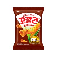 LOTTEWELLFOOD Cone Shaped Corn Snack Roasted Flavor 67g x 12