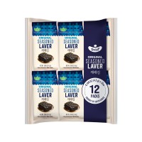 DELIEF Original Seasoned Laver HALAL 4.5g x 12p x 6