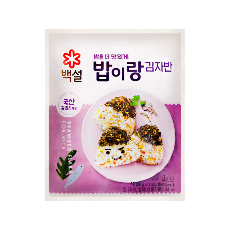 CJ Beksul Seaweed Flake For Rice 18g x 40