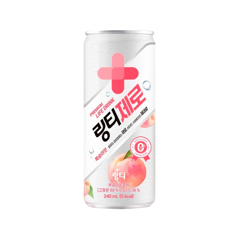 LINGTEA Zero Peach 240ml x 30