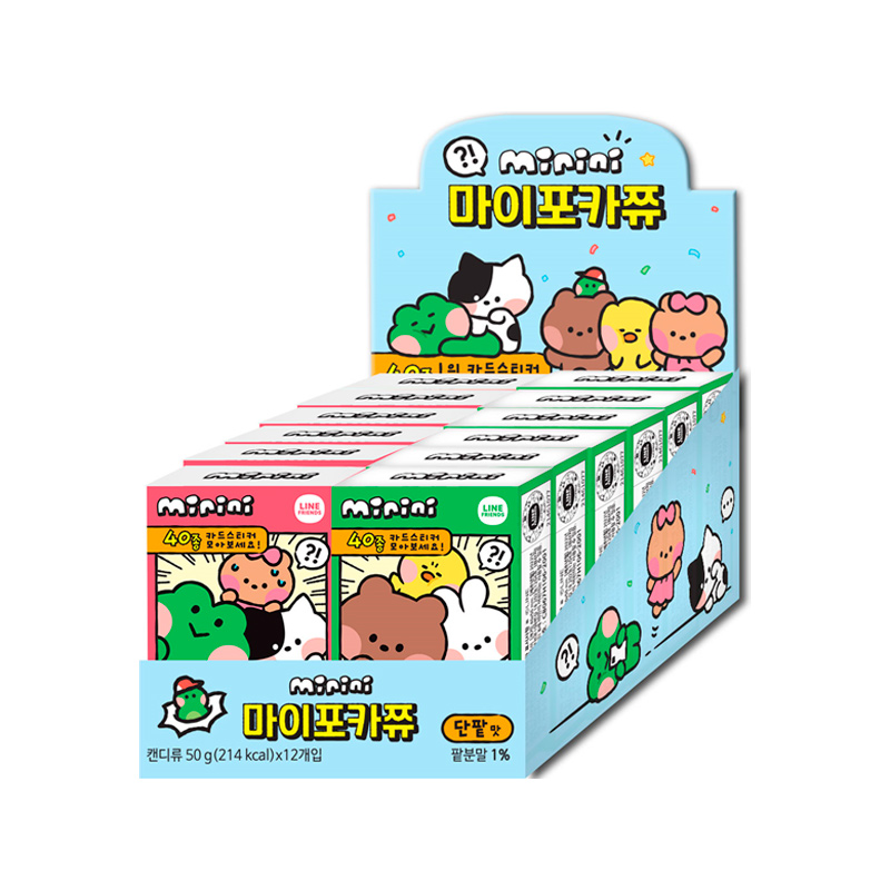 MEASTY Minini My Pocar Chu Sweet Red Bean Flavor Candy 50g x 72