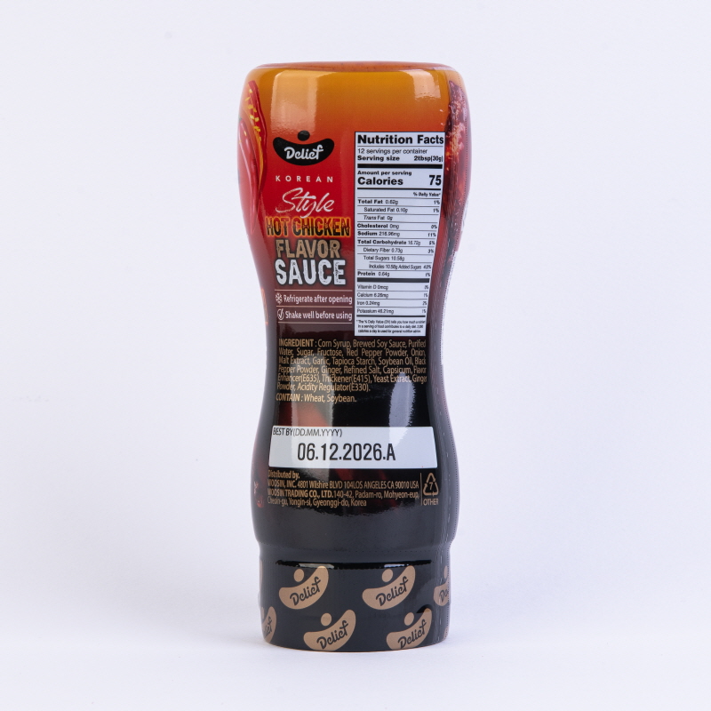 DELIEF Hot Chicken Flavor Sauce 380g x 16