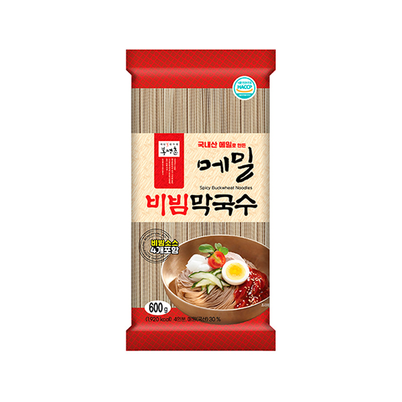 BONGPYUNG Buckwheat Bibim Makguksu 600g x 10