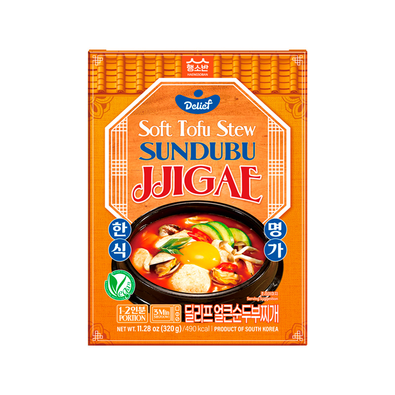 DELIEF Korea style Soft Tofu Stew 350g x 12