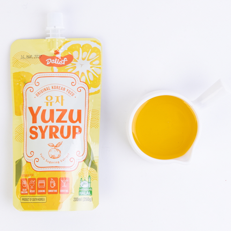 DELIEF Yuza Syrup HALAL 200ml x 16