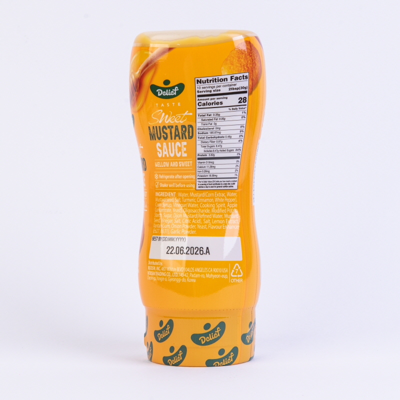 DELIEF Sweet Mustard Sauce 300g x 16