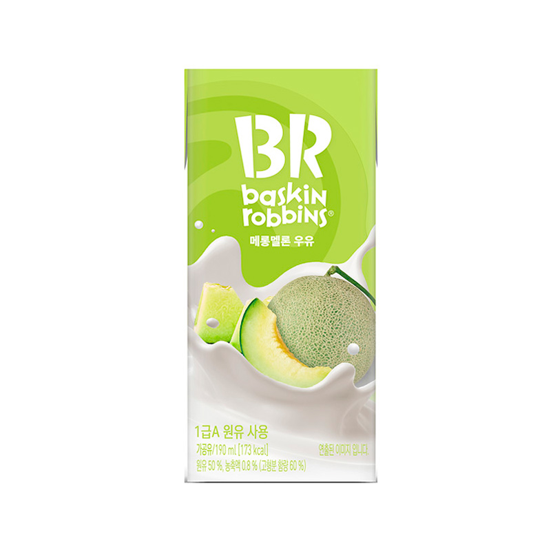 BR Melong Melon Milk 190ml x 24