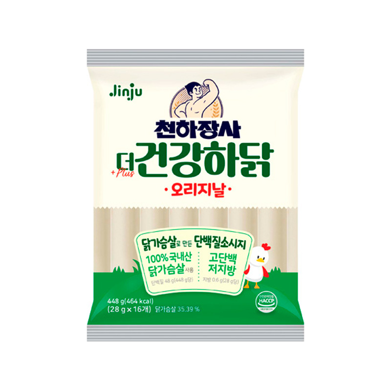 JINJUHAM Chun-Ha-Jang-Sa Healthier Chicken Original 28g x 16p x 16