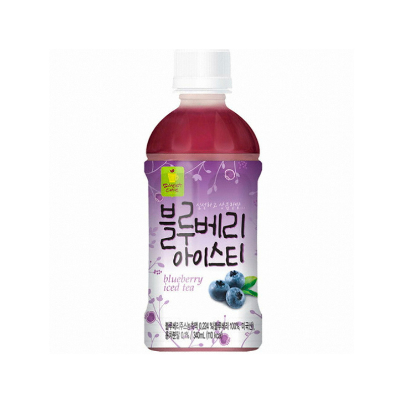 WELLGREEN Blueberry Ice Tea 340ml x 20